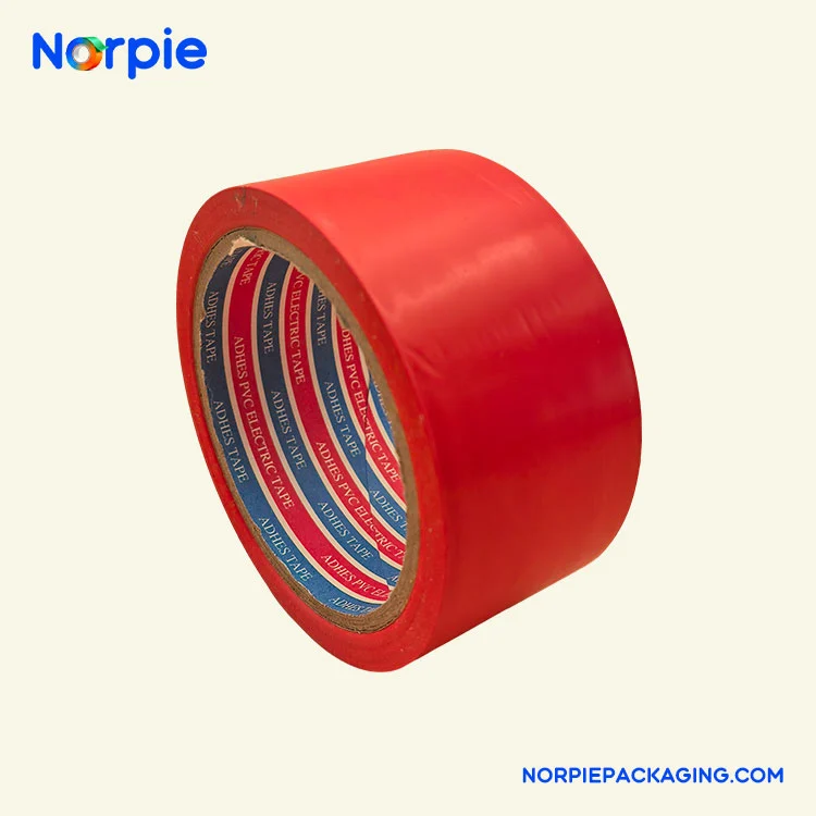 Fita de advertência vermelha pura